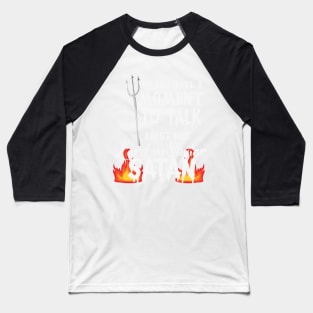 RELIGION / FUNNY STATEMENT GIFT: Our Lord and Savior Satan Baseball T-Shirt